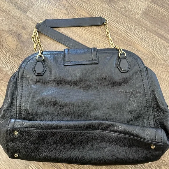 Tory Burch Black/Gold Leather Purse - Picture 4 of 6